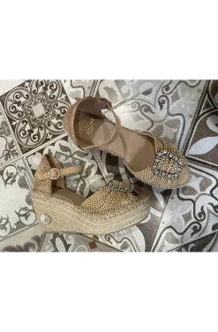 ALPARGATAS BEIGE RAFIA JOYA