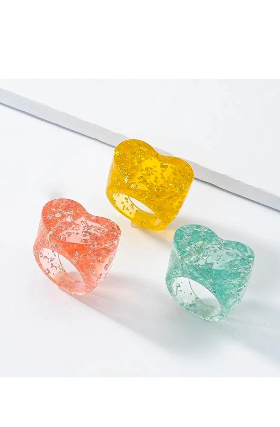 ANILLO CANDY VERDE AGUA