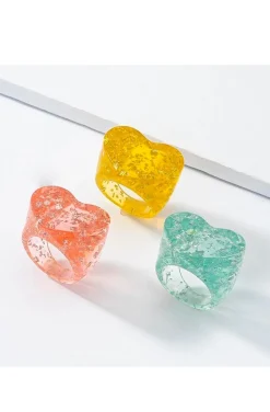ANILLO CANDY VERDE AGUA