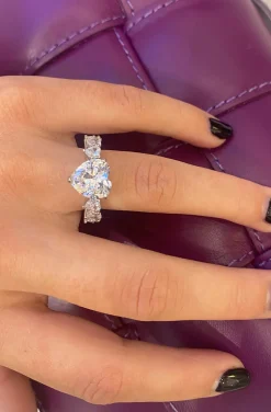 ANILLO CORAZONES PLATA