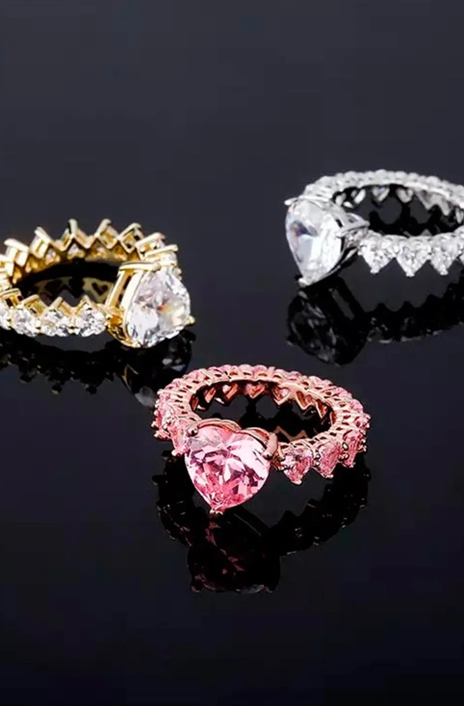 ANILLO CORAZONES PLATA