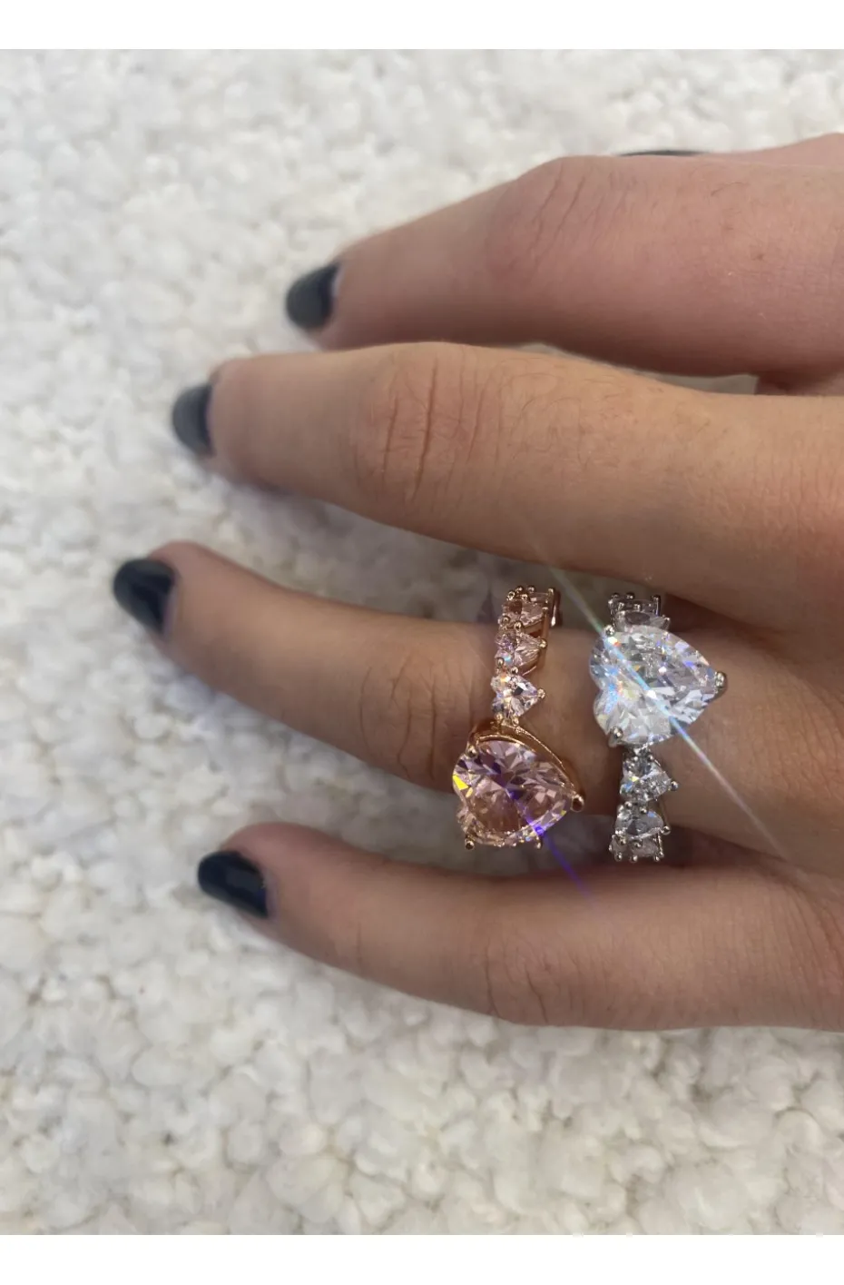 ANILLO CORAZONES PLATA