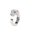 ANILLO DE PLATA TIGRE OJOS ESMERALDA
