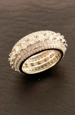 ANILLO HIP HOP PLATA
