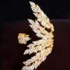 ANILLO HOJAS PALMERA DORADO
