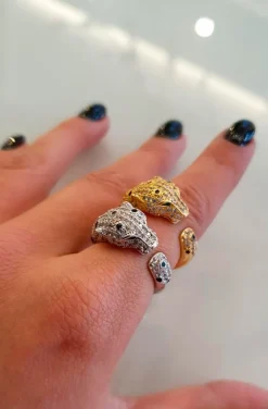 ANILLO LEOPARDO PLATA