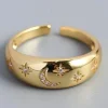 ANILLO LUNA Y ESTRELLAS ESTILO BOHEMIO