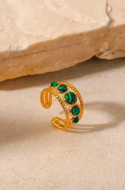 ANILLO MALAQUITA