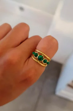 ANILLO MALAQUITA