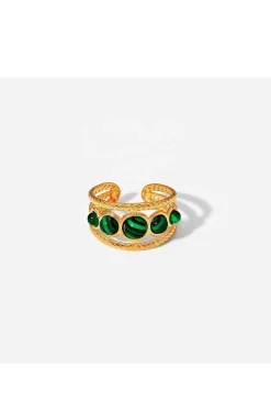 ANILLO MALAQUITA