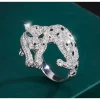 ANILLO PANTERA EN PLATA