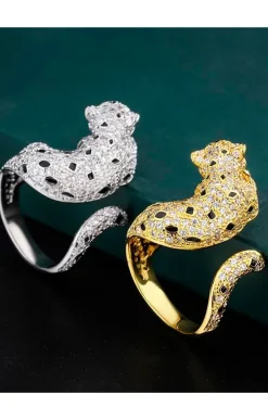 ANILLO PANTERA EN PLATA
