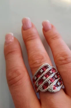 ANILLO RUBIES & CIRCONITAS