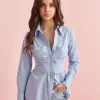 BAHIA SHIRT IN BLUE BY FETICHE SUANCES