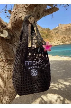 BEACH BAG NEGRO BY FETICHE SUANCES