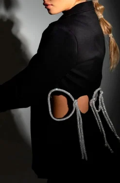BLAZER NEGRA CRISTALES