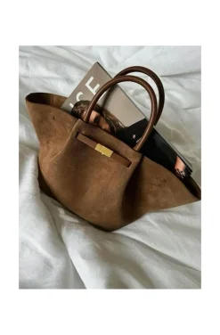 BOLSO DE ANTE MARRÓN NEW YORK