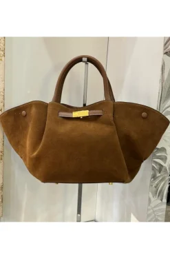 BOLSO DE ANTE MARRÓN NEW YORK