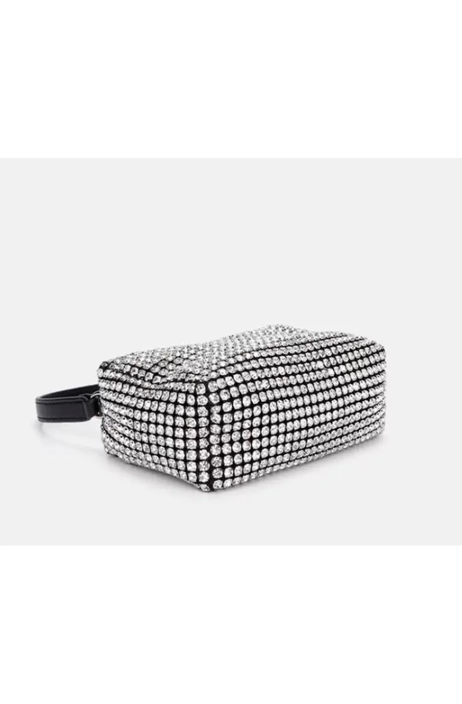 BOLSO DIAMONDS PLATA