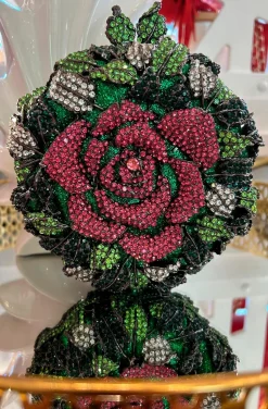 BOLSO JOYA FLOR ROSA