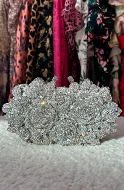 BOLSO JOYA ROSES PLATA
