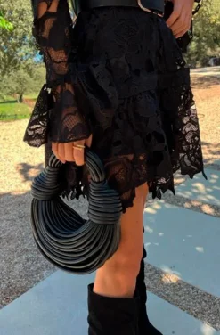 BOLSO NUDOS NEGRO