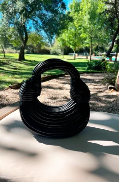BOLSO NUDOS NEGRO