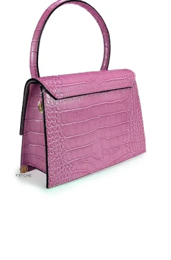 BOLSO PIEL NILO FUCSIA