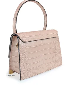 BOLSO PIEL NILO ROSA