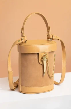 BOLSO THE CAMILLO SUEDE PECAN