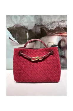 BOLSO TRENZADO ANTE BURDEOS