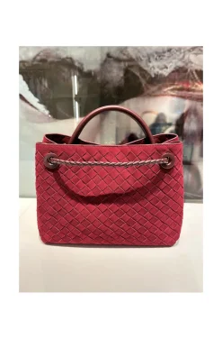 BOLSO TRENZADO ANTE BURDEOS
