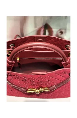 BOLSO TRENZADO ANTE BURDEOS