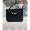 BOLSO TRENZADO ANTE NEGRO