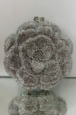 BOLSP JOYA FLORAL PLATA