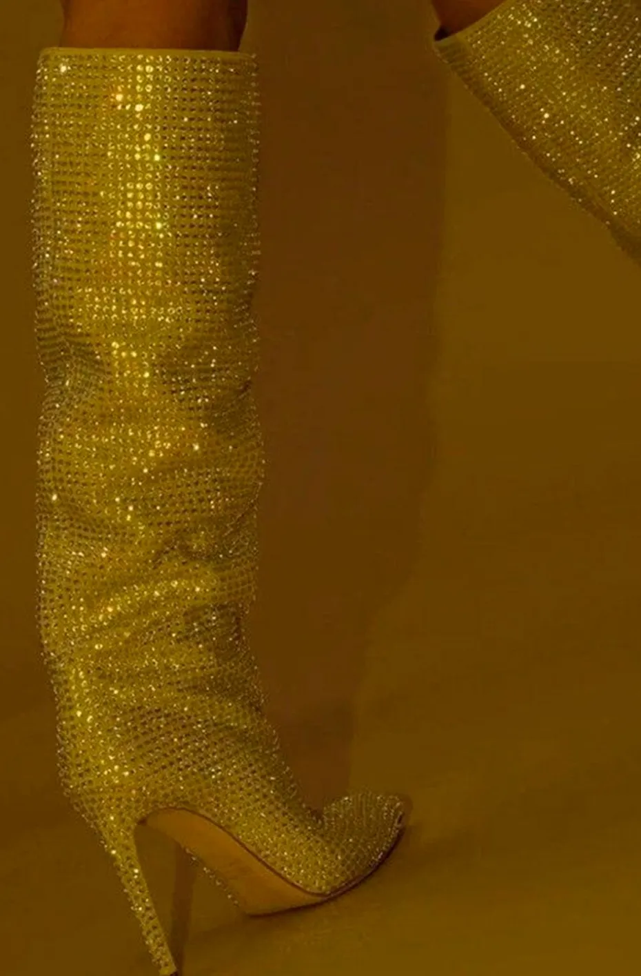 BOTAS BLING BLING PLATA