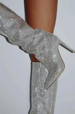BOTAS BLING BLING PLATA
