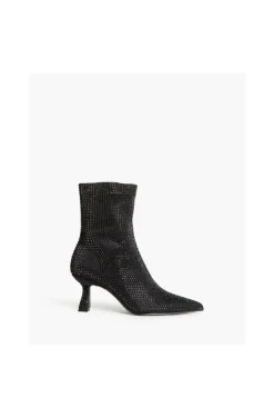 BOTINES DIAMANTES NEGRO