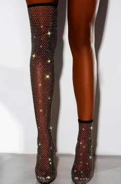 BOTINES MALLA DE DIAMANTES