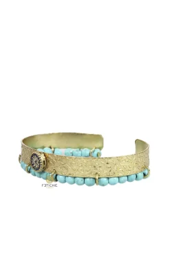 BRAZALETE AFRICA TURQUESA