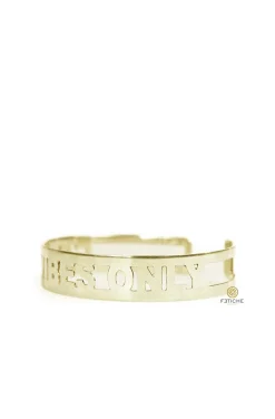 BRAZALETE GOOD VIBES ONLY DORADO