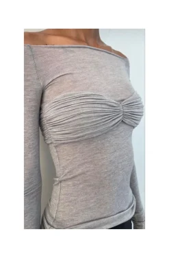 CAMISETA ECLIPSE BARDOT GRIS