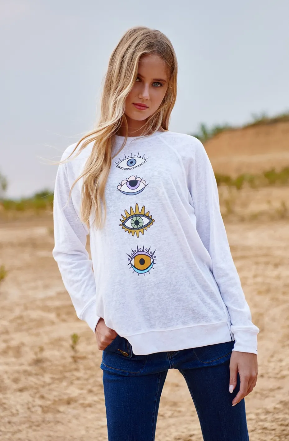 CAMISETA LUCKY EYES JERSEY TEE BY FETICHE SUANCES