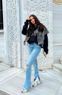 CHAQUETA DE CUERO OVERSIZED VINTAGE