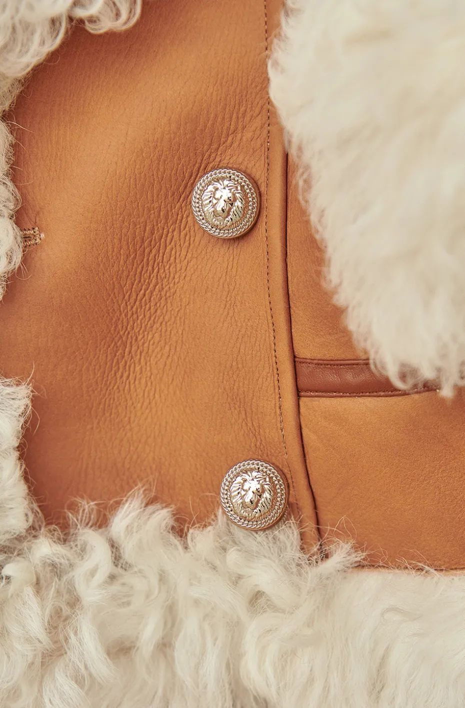 CHAQUETA DE PIEL CUERO MOSSY BY FETICHE SUANCES