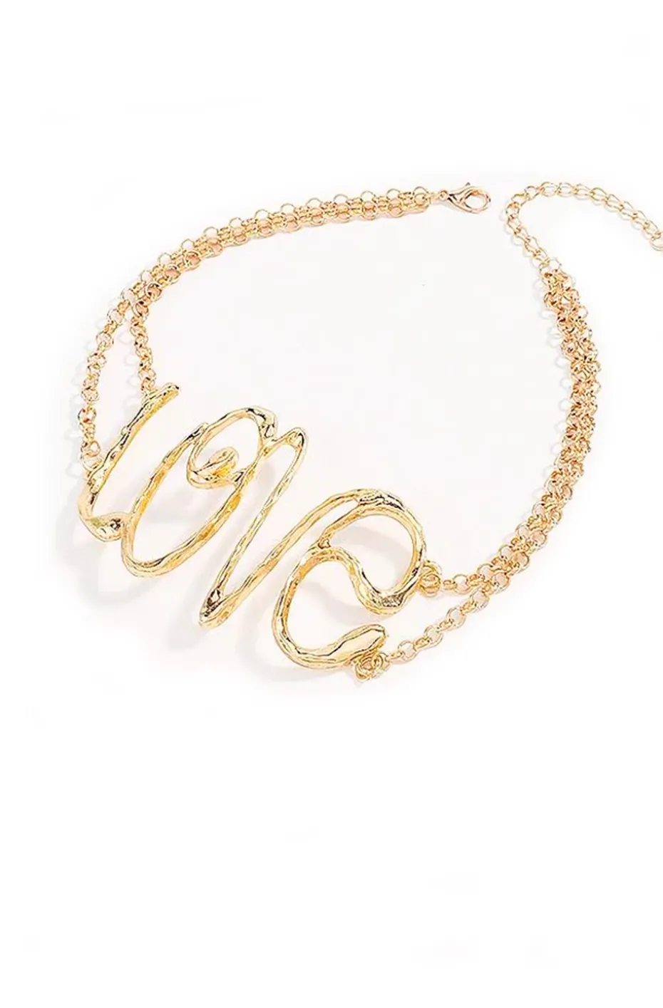 CHOCKER LOVE DORADO