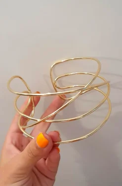 CHOKER VARIAS LINEAS DORADO