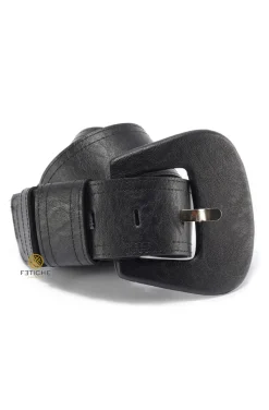CINTURON ANCHO NEGRO