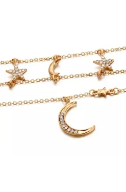 COLLAR BOHEMIO DANCING LUNAS Y ESTRELLAS