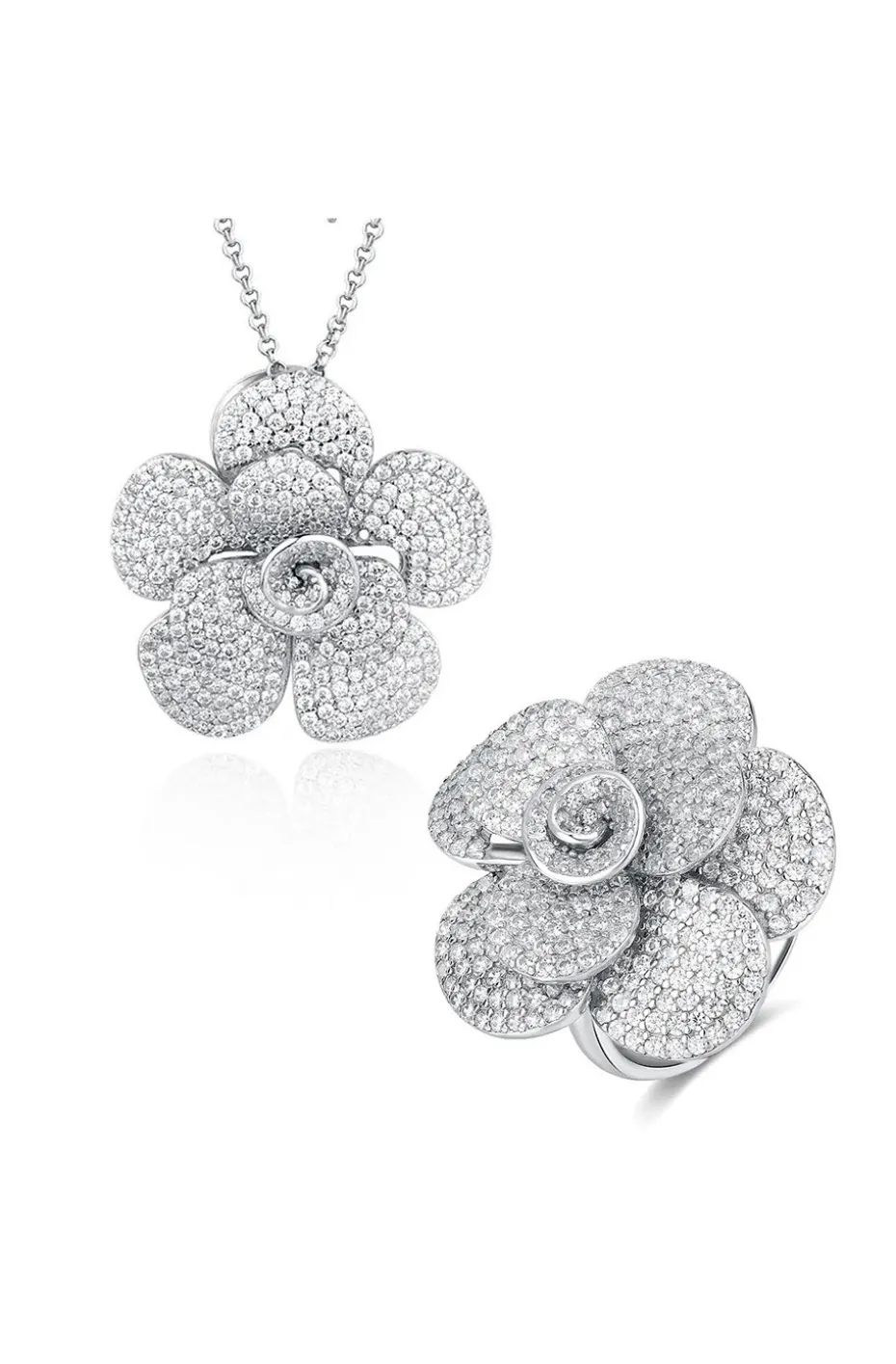 COLLAR CAMELIA PLATA